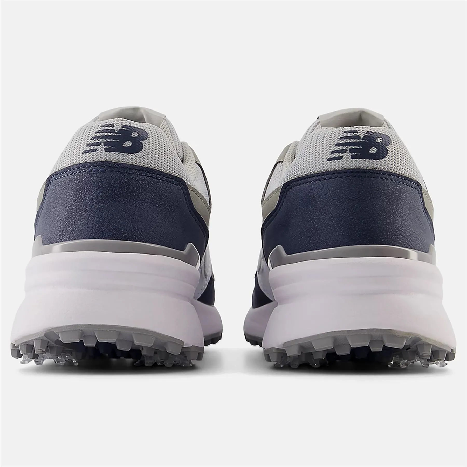 997 Waterproof Spiked Golf Shoes White/Navy - SS24