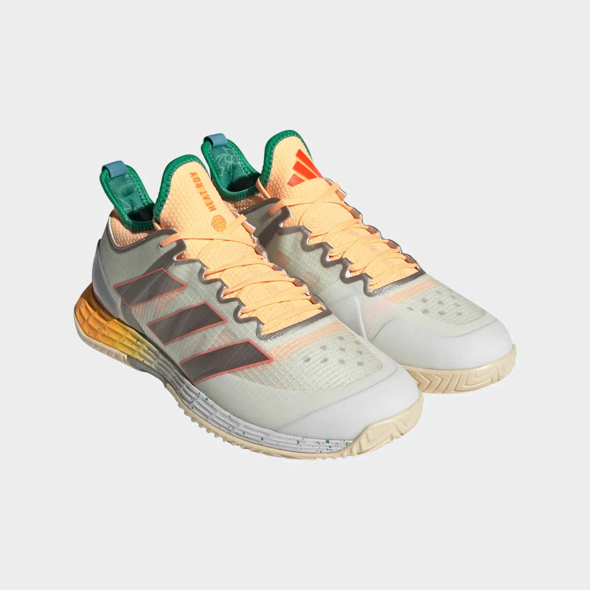 adidas Adizero Ubersonic 4 men tennis shoes - Taumet/Orange HQ8389