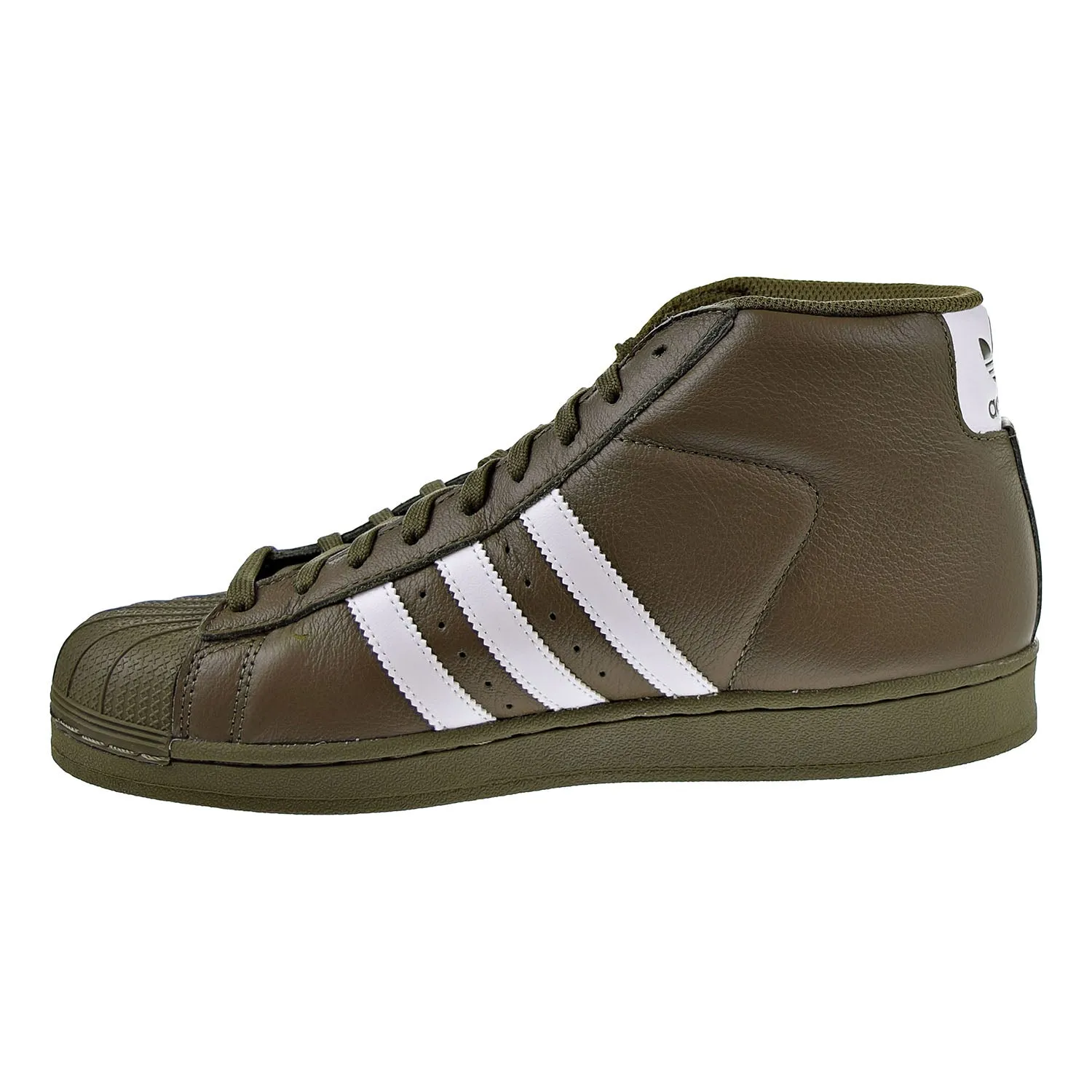 Adidas Originals Pro Model Mens Shoes Olive-White-Gold