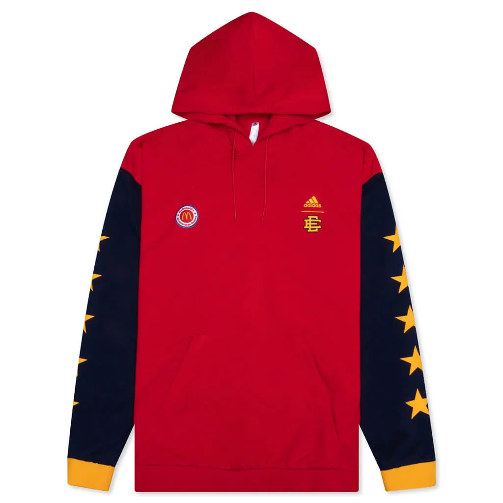 Adidas Originals x Eric Emanuel x McDonald's Hoodie - Red