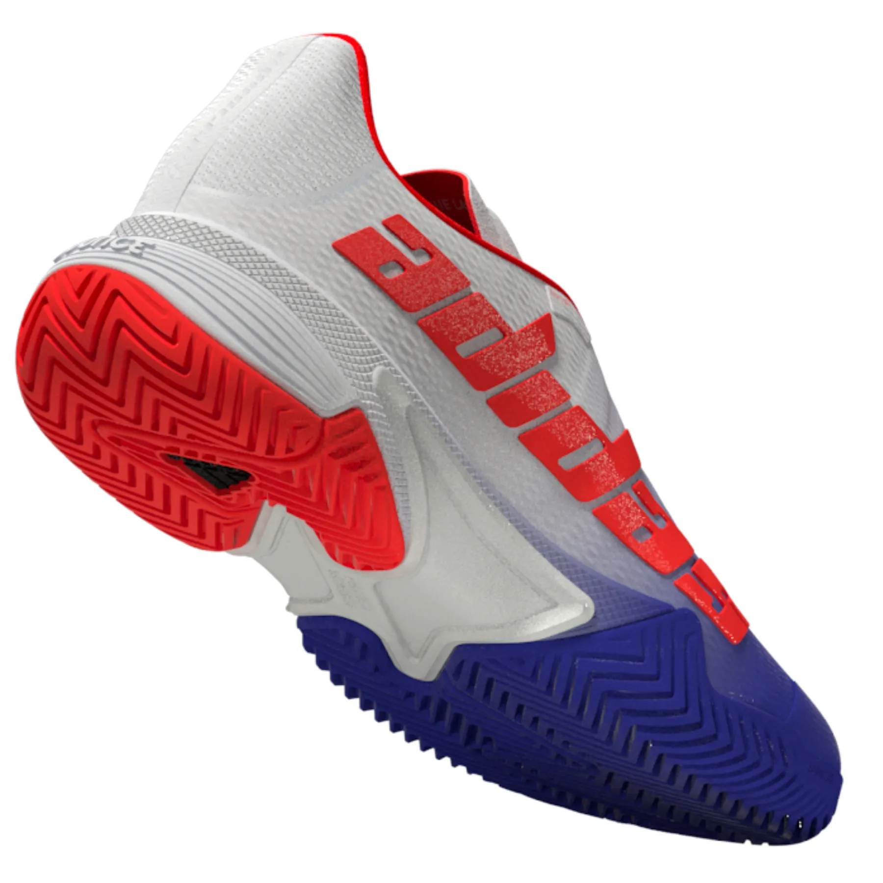 Adidas Performance Barricade Men Tennis Shoes - Lucblu/Core Black/Solar Red