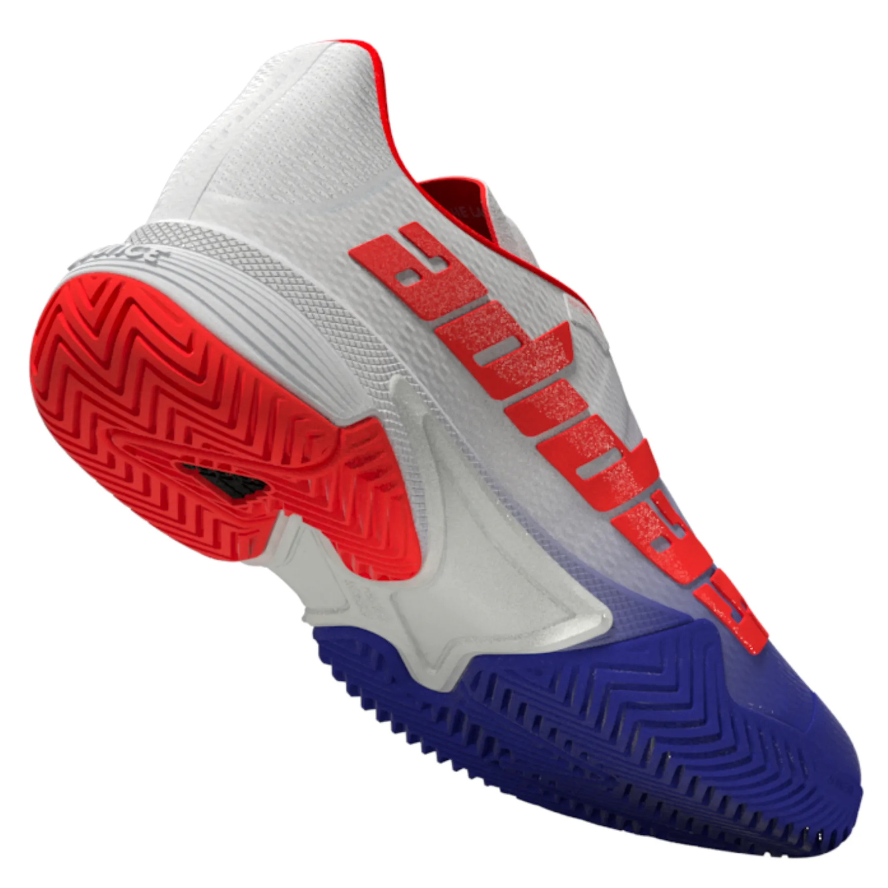 Adidas Performance Barricade Men Tennis Shoes - Lucblu/Core Black/Solar Red