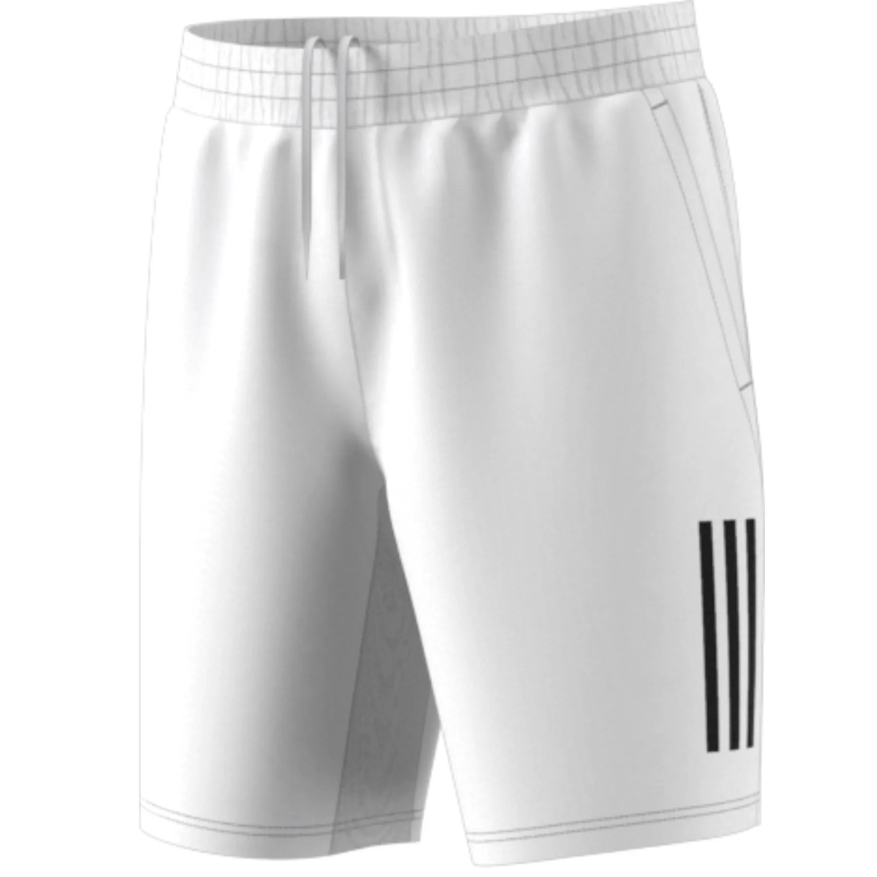 Adidas Performance Club 3STR Men Tennis Short - White