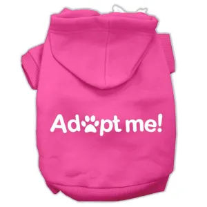 Adopt Me Screen Print Pet Hoodies Bright Pink Size Lg (14)