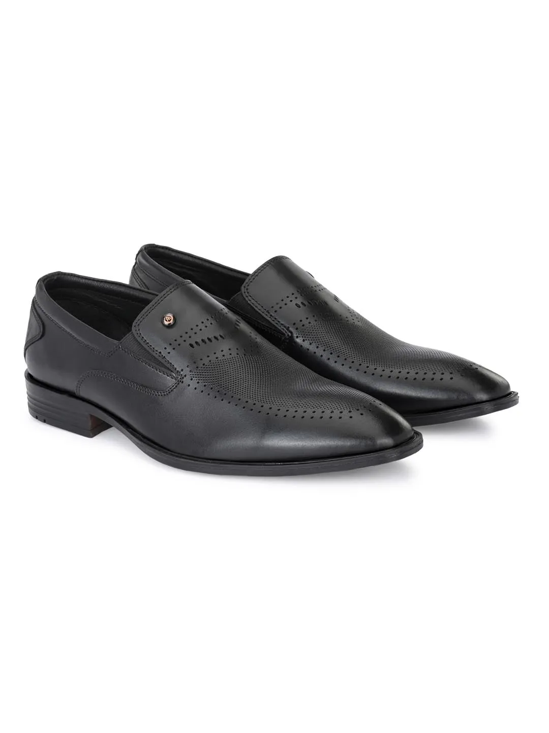 Alberto Torresi Black Formal Shoe For Men