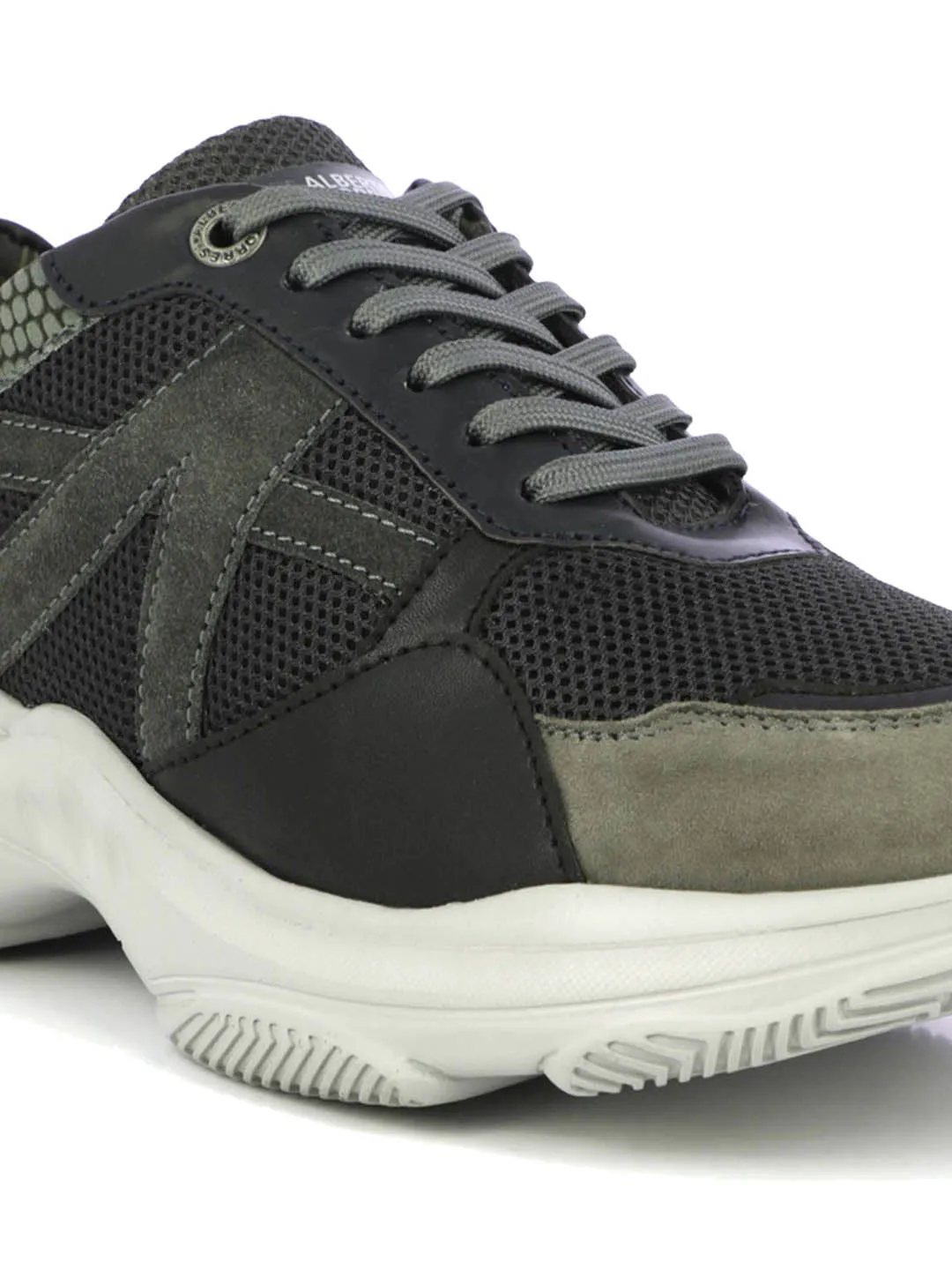 Alberto Torresi Grey Laceup Sports Shoes