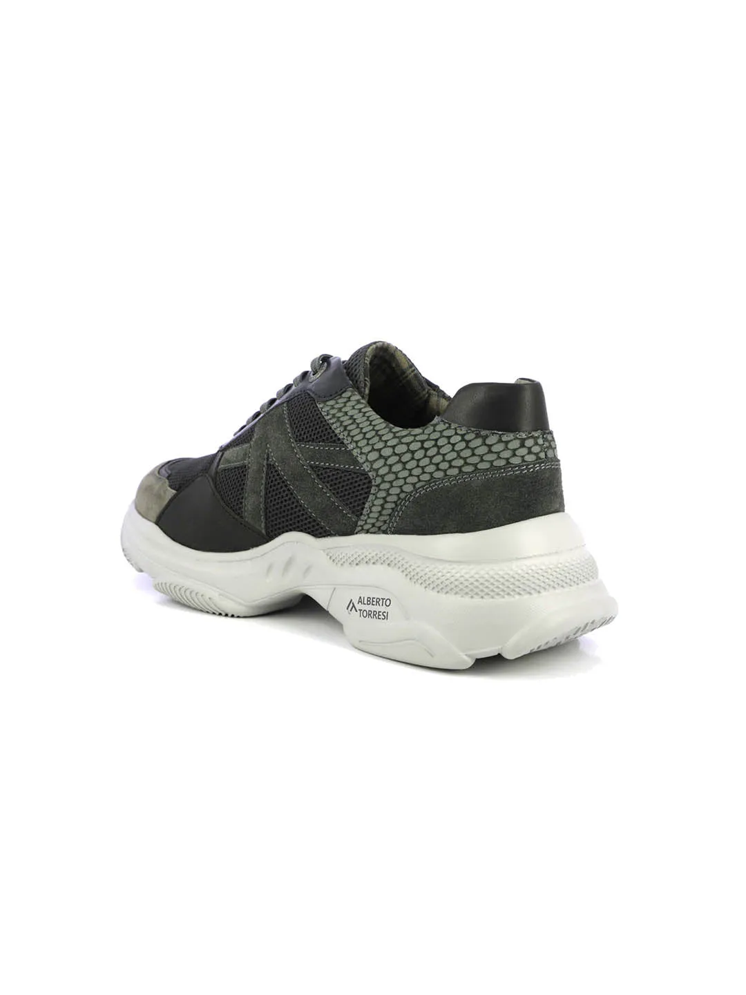 Alberto Torresi Grey Laceup Sports Shoes