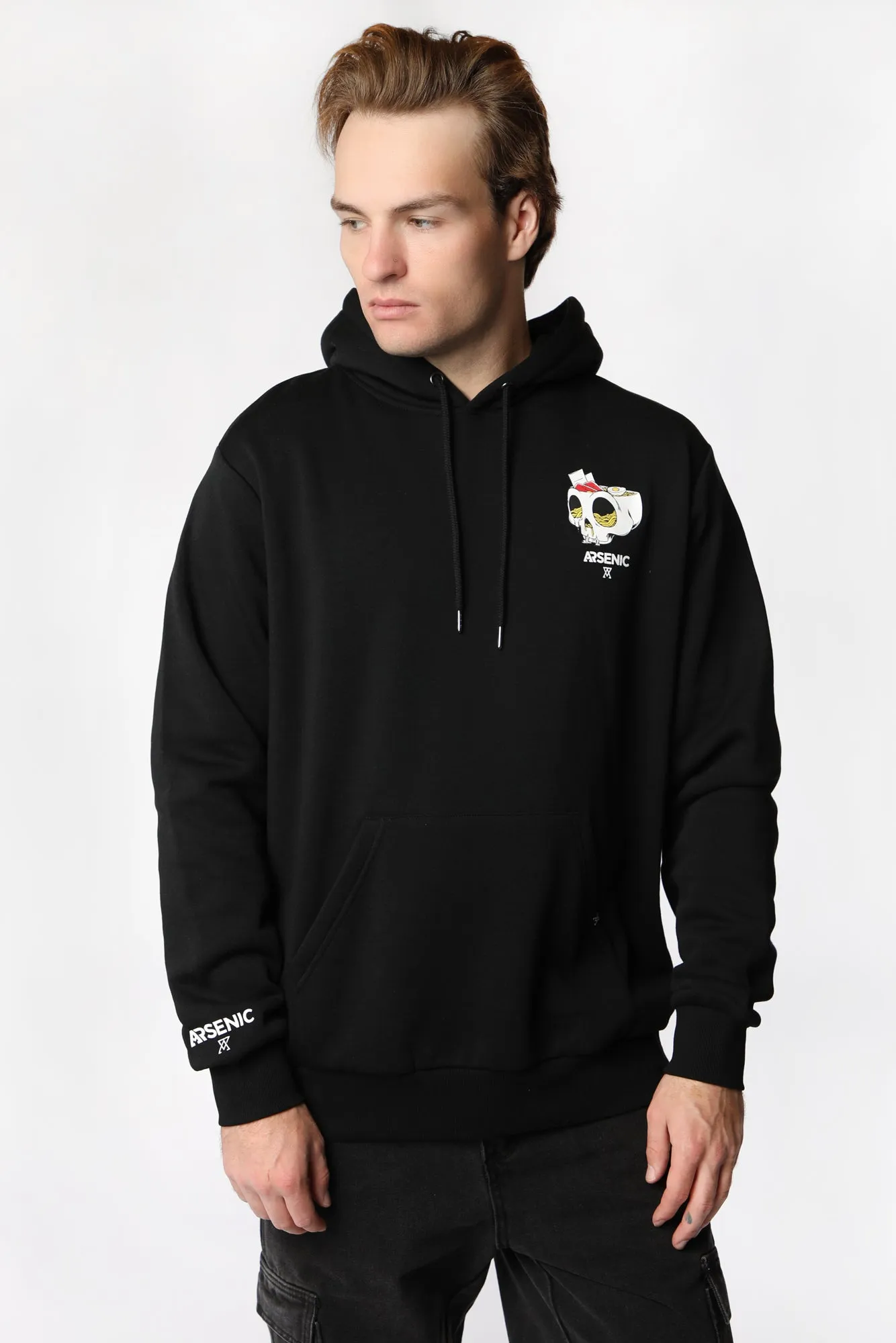 Arsenic Mens Skull Ramen Hoodie