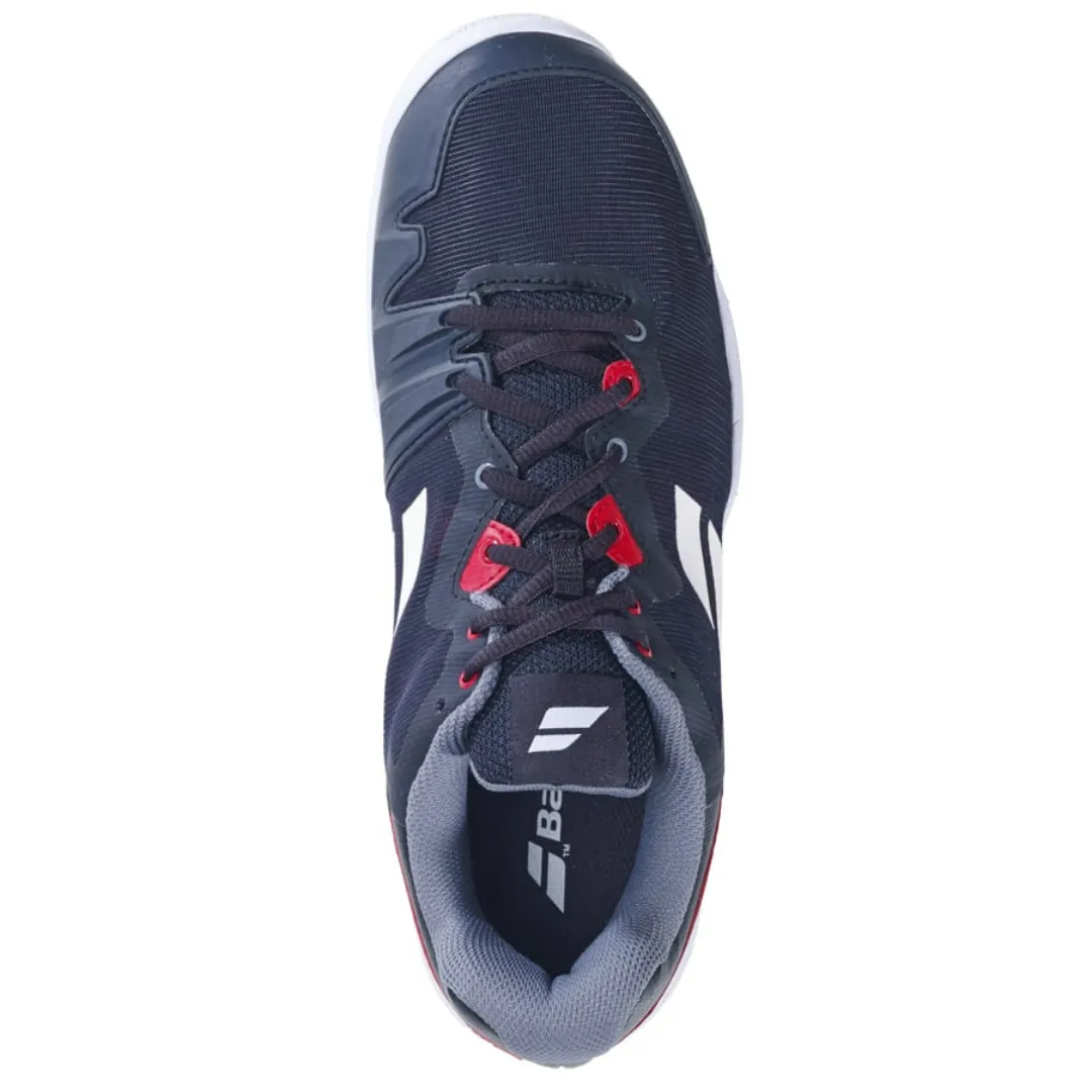 Babolat SFX All Court Men Tennis Shoes - Black/Poppy Red