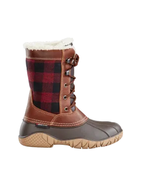 'Baffin' Women's Jasper Insulated WP Boot - Red / Black Plaid