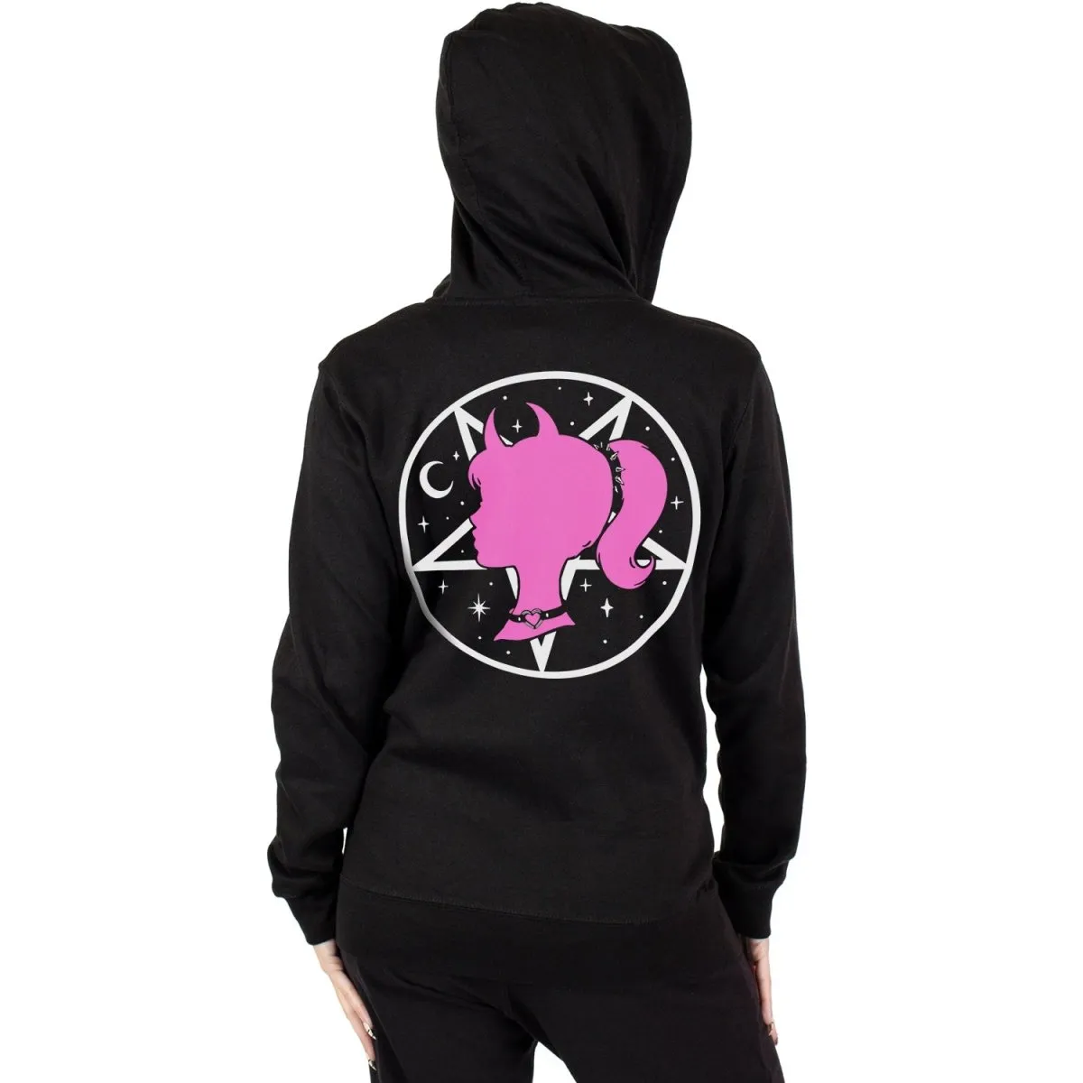 Barbie-Ghoul Zip Hoodie