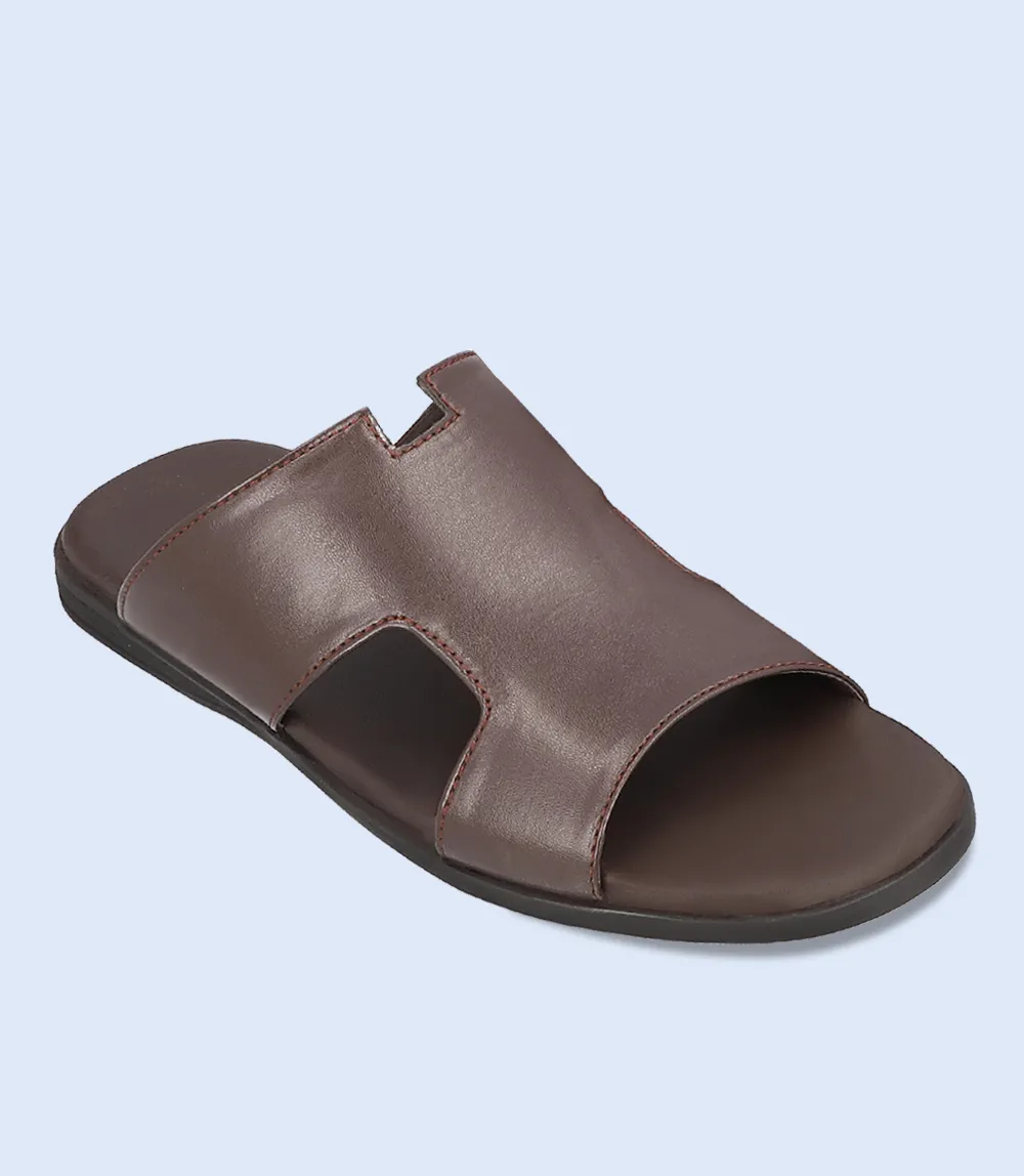 BM4580-BROWN-Men Slipper