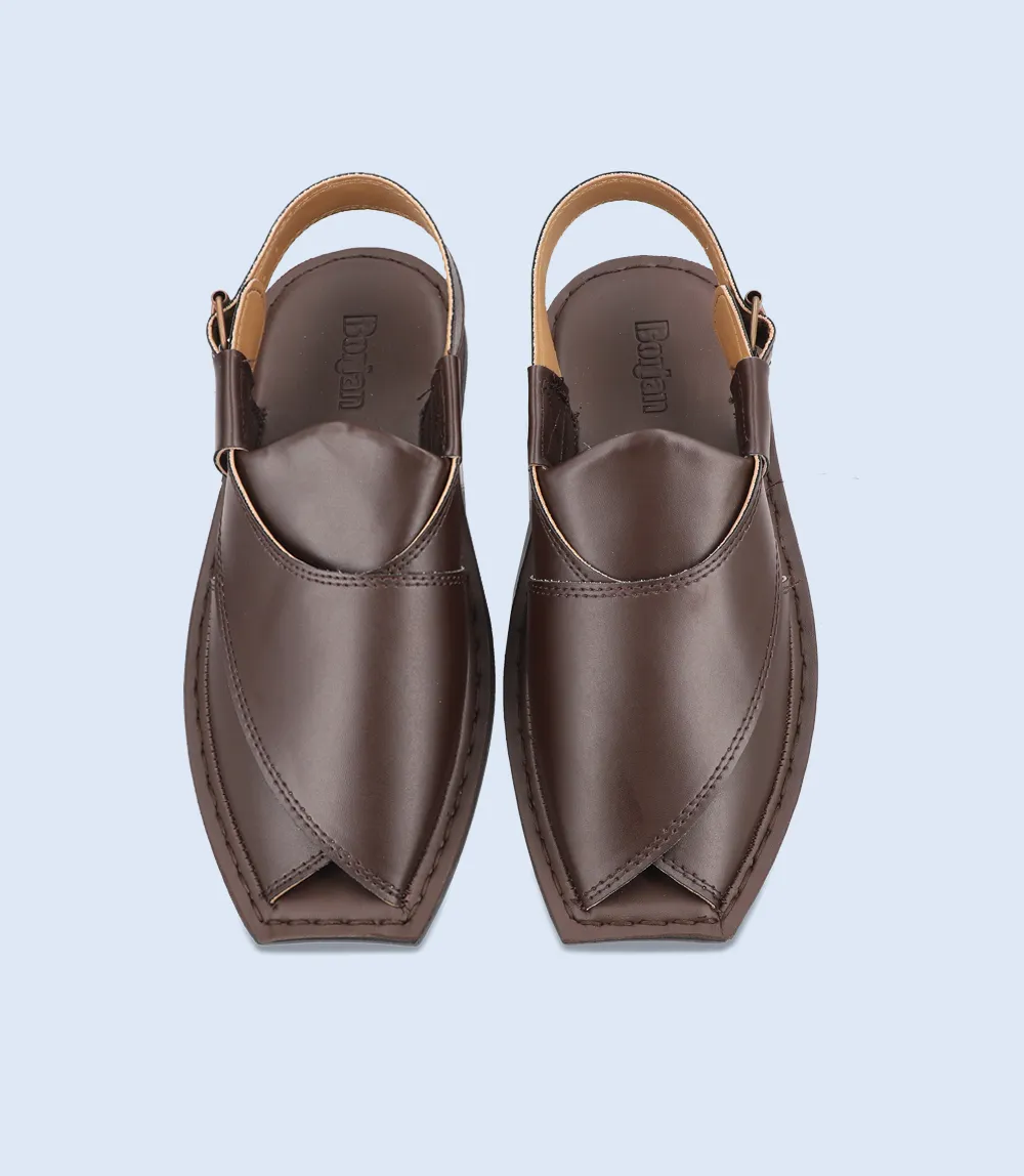 BM4610-BROWN-Men Peshawari's