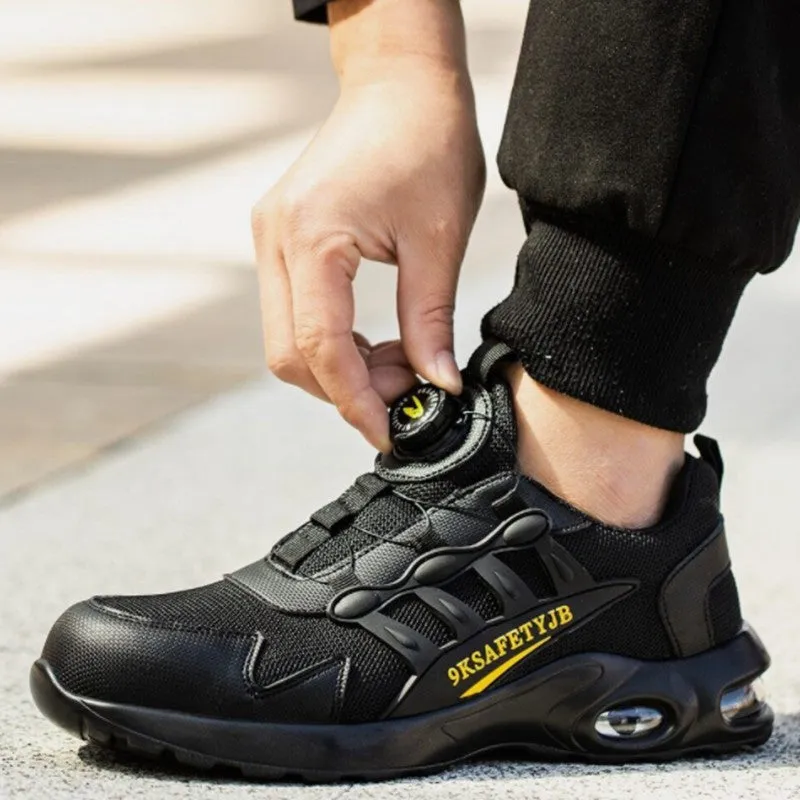 Breathable Anti-smash And Anti-puncture Safety Shoes For Men