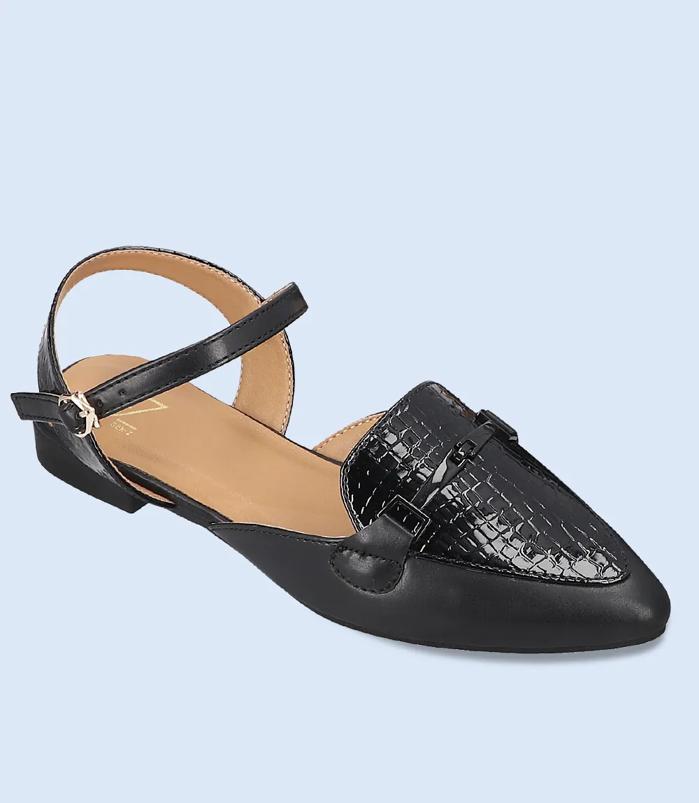 BW8149-BLACK-Women Casual Pumps