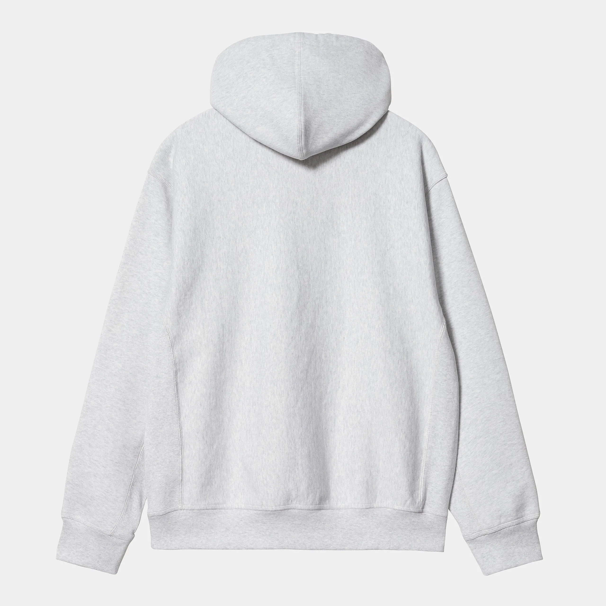 Carhartt Hooded American Script Sweatshirt - Ash Heather