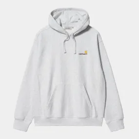 Carhartt Hooded American Script Sweatshirt - Ash Heather