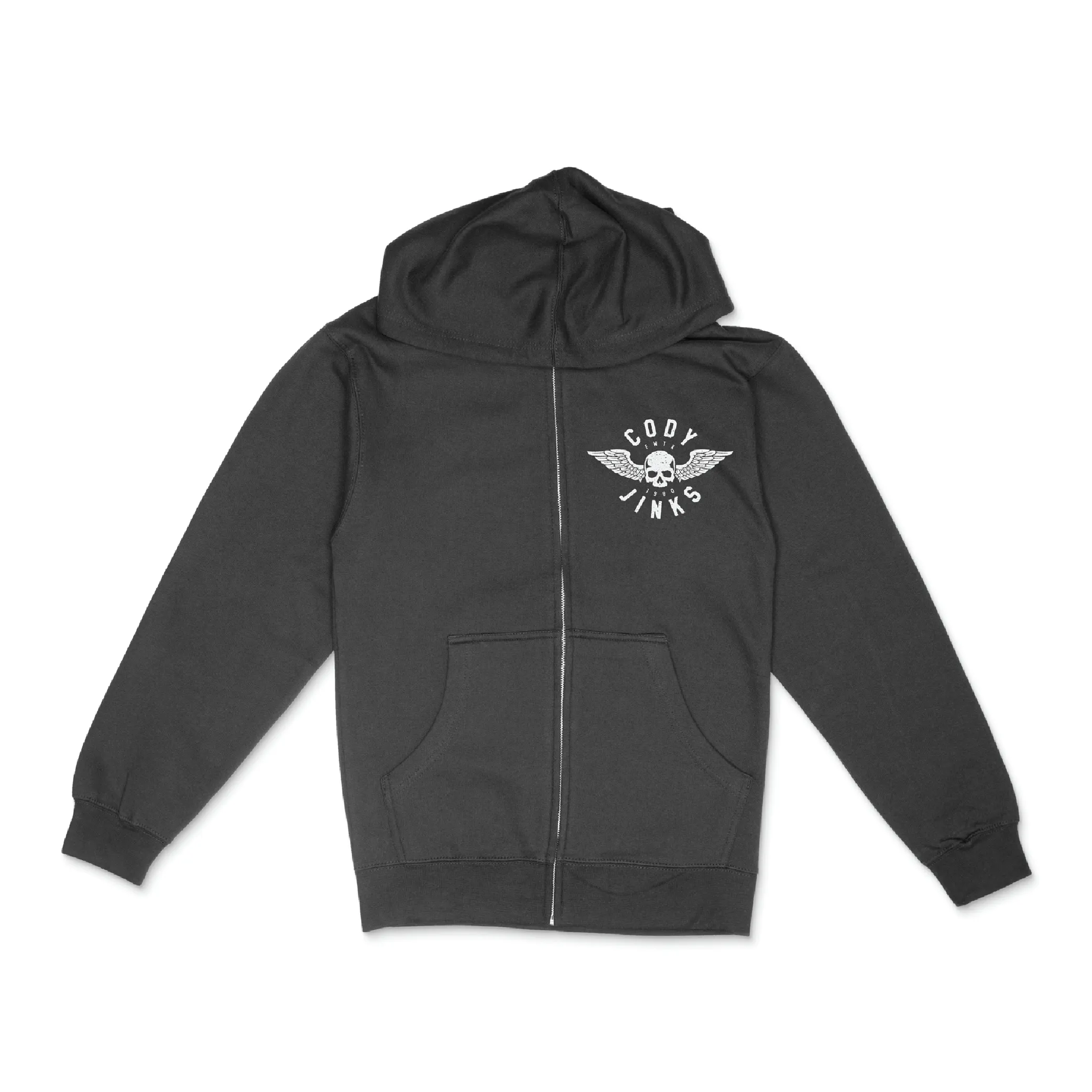 CJ Skull Zip Up Hoodies