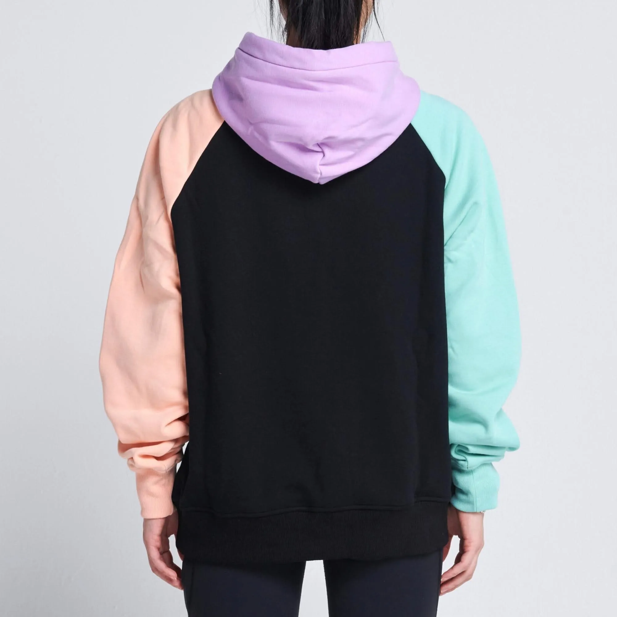 Color Block Human Hoodies