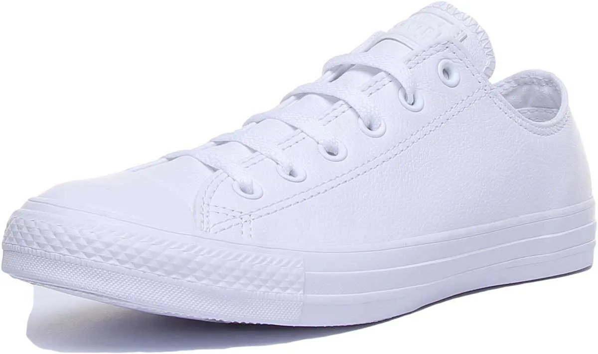 Converse 136823 CT Low Leather Trainer In White for Men