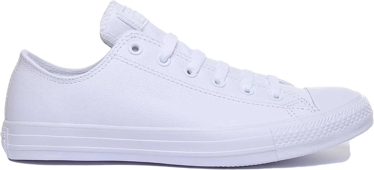 Converse 136823 CT Low Leather Trainer In White for Men