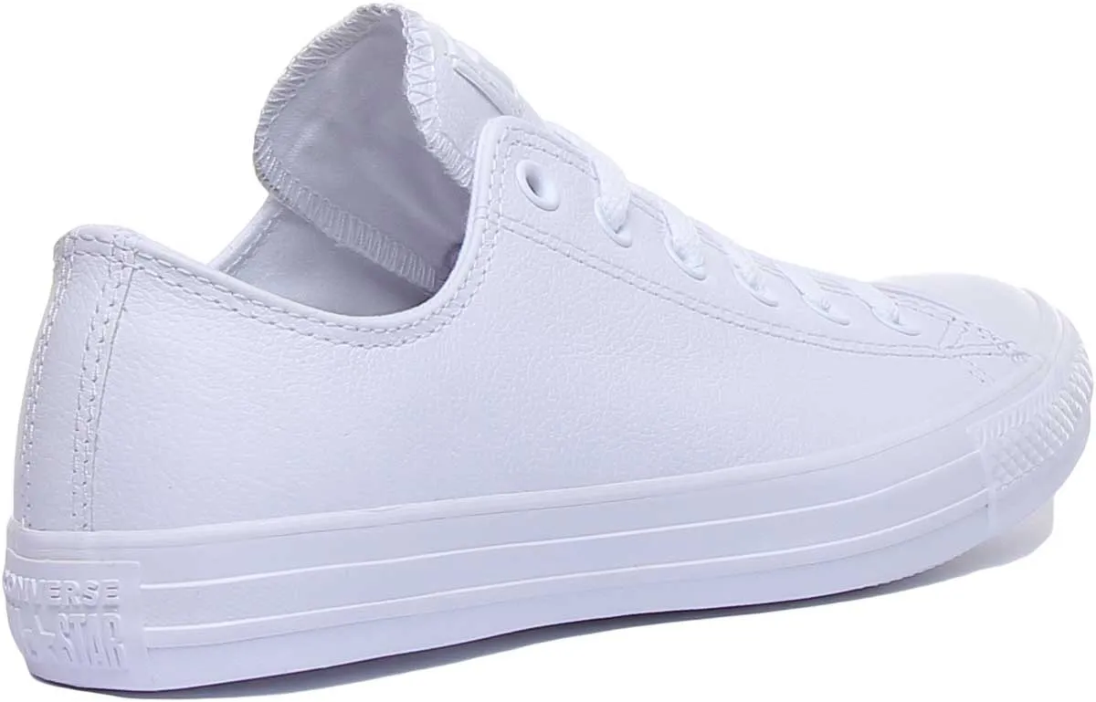 Converse 136823 CT Low Leather Trainer In White for Men