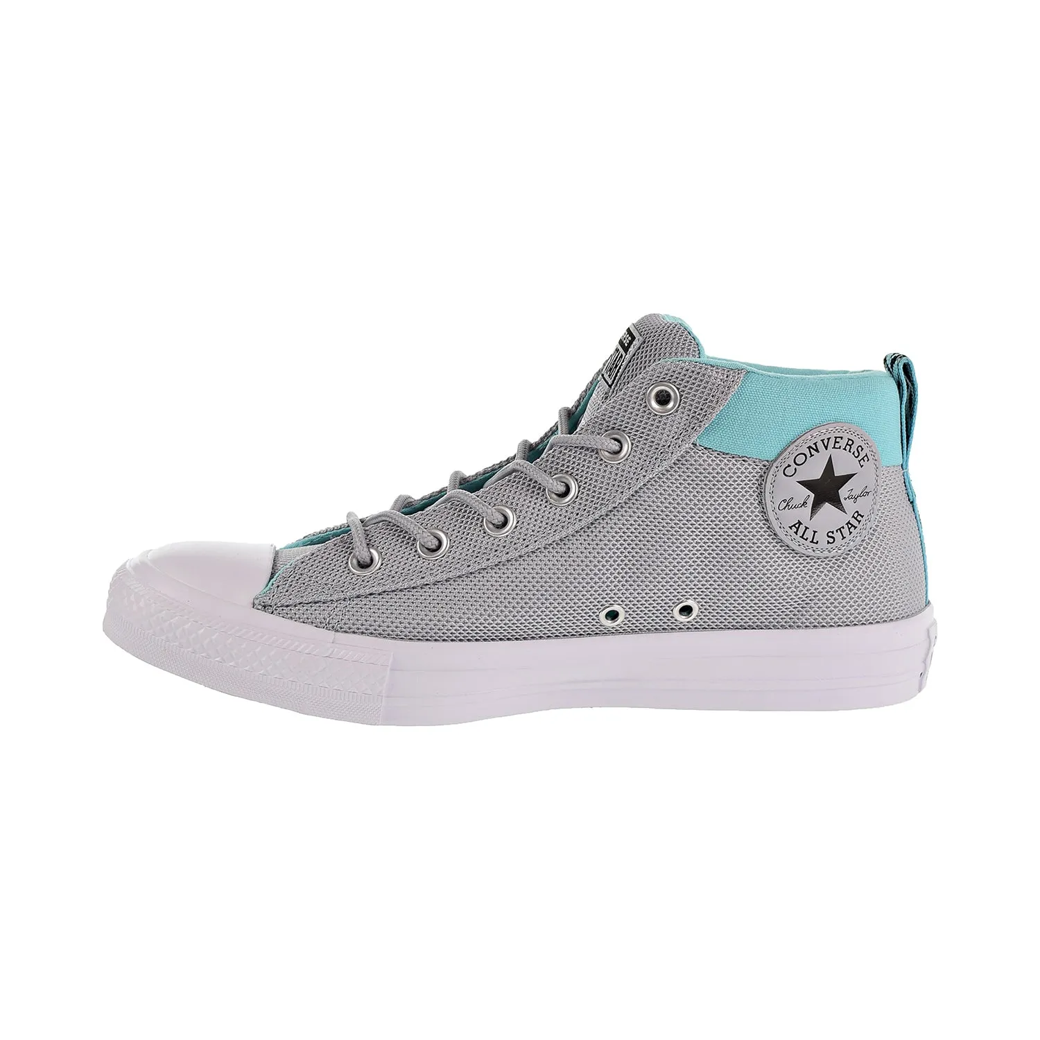 Converse Chuck Taylor All Star Street Mid Unisex Shoes Grey-Bleached Aqua-White 160486f