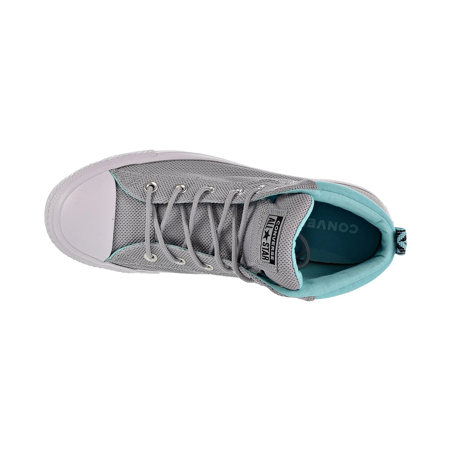 Converse Chuck Taylor All Star Street Mid Unisex Shoes Grey-Bleached Aqua-White 160486f