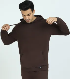 Cruze French Terry Cotton Hoodies Malt Brown