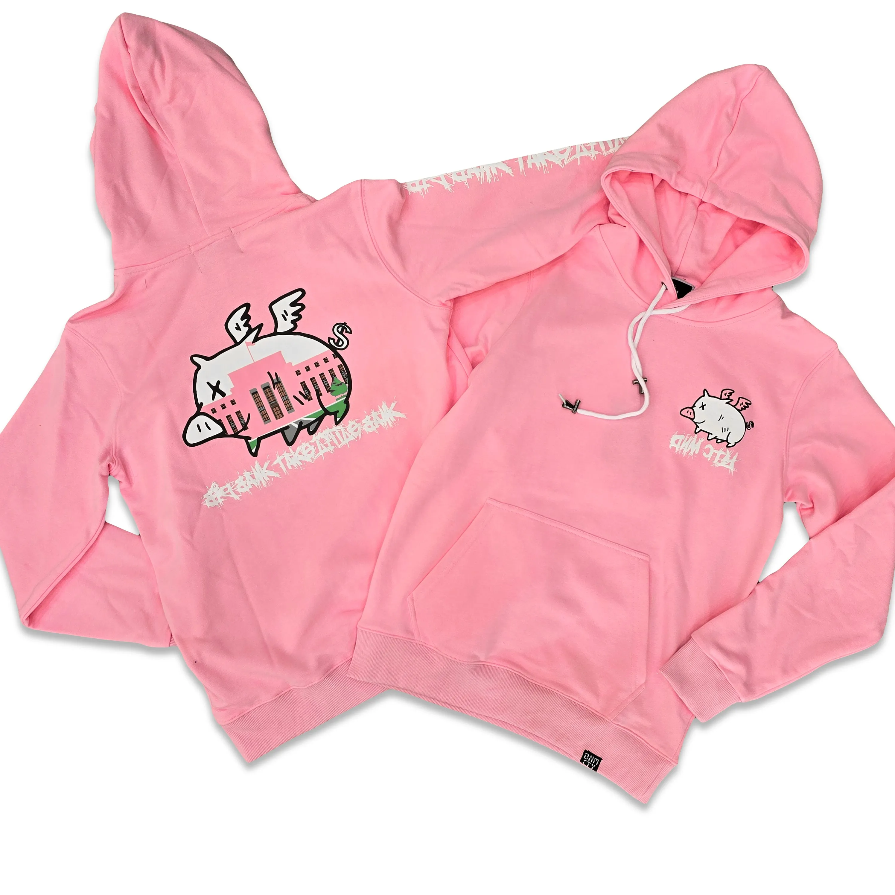 Denimicity BIG BANK Hoodie (PINK)