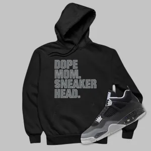 Dope Mom Sneakerhead Hoodie Matching Jordan 4 Fear 2024