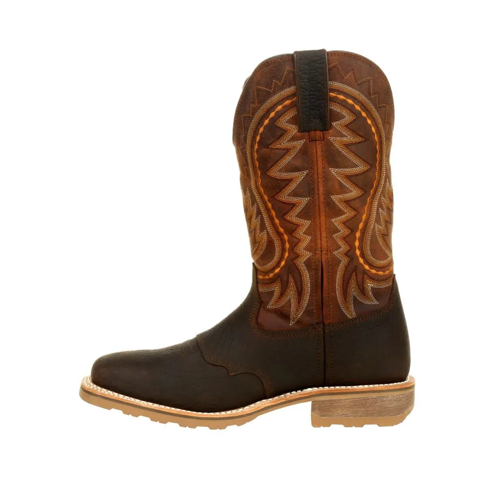 'Durango' Men's 12" Maverick Pro WP Western Work - Cimarron Brown