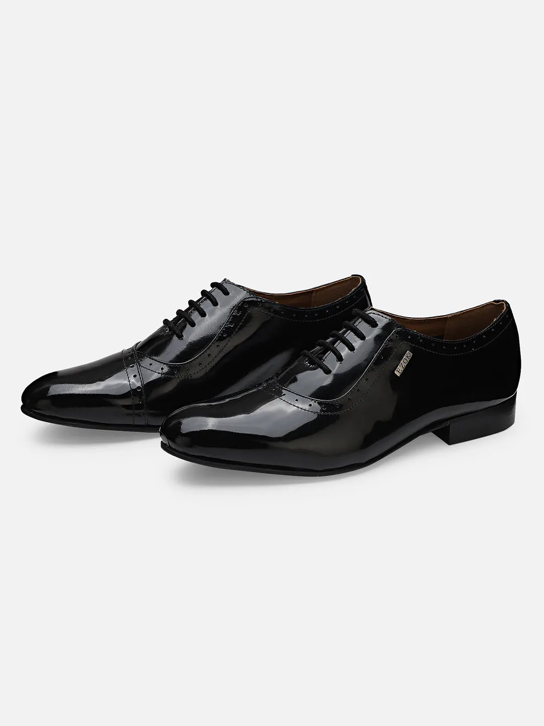 Ezok Men Black Formal Shoes