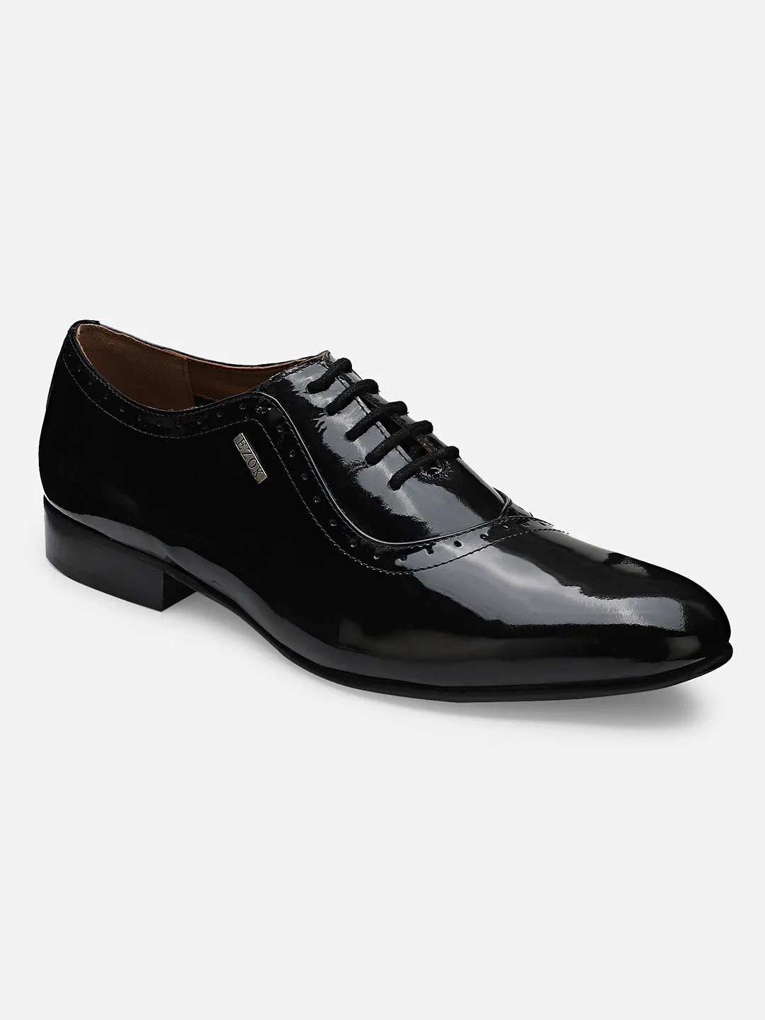 Ezok Men Black Formal Shoes