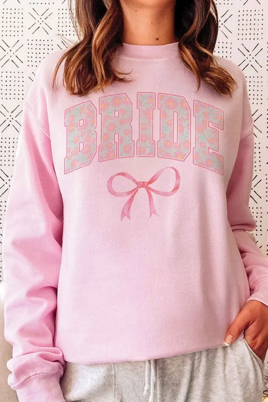 FLORAL BRIDE RIBBON Graphic Sweatshirt