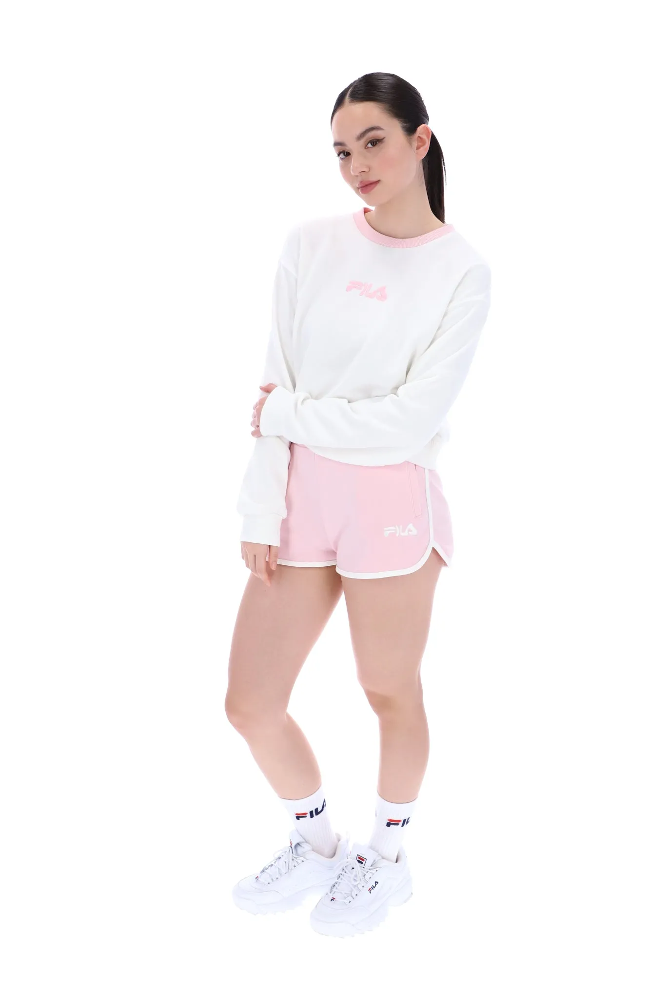 Frankie Contrast Crew Sweatshirt