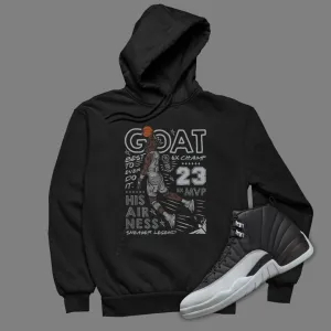 GOAT Hoodie Matching Jordan 12 Barons