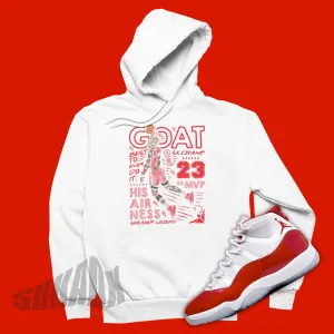 Goat Hoodie: Perfect Match for Air Jordan 11 Cherry