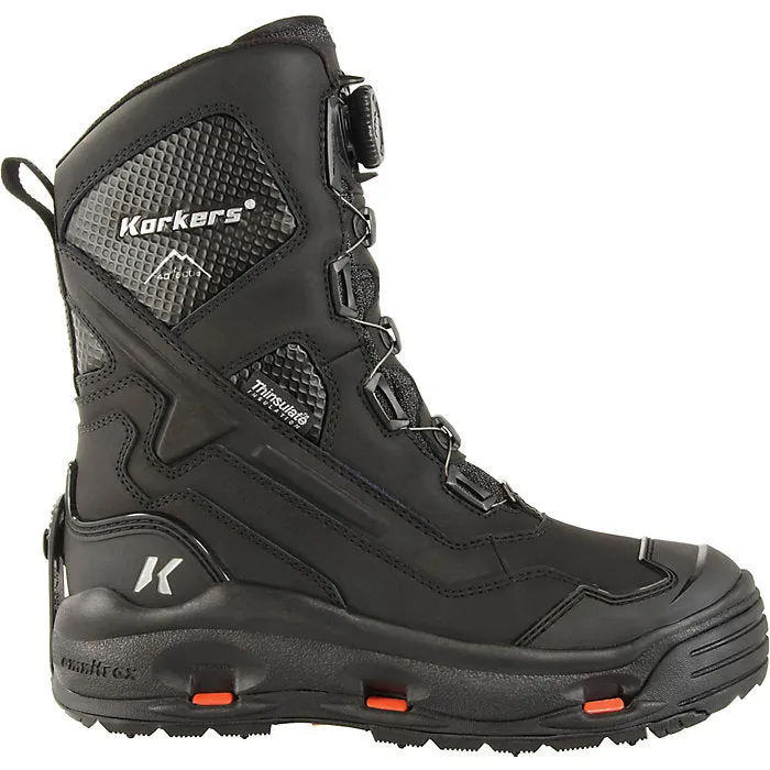 'Korkers' Men's Polar Vortex 600GR WP Winter Boot - Black