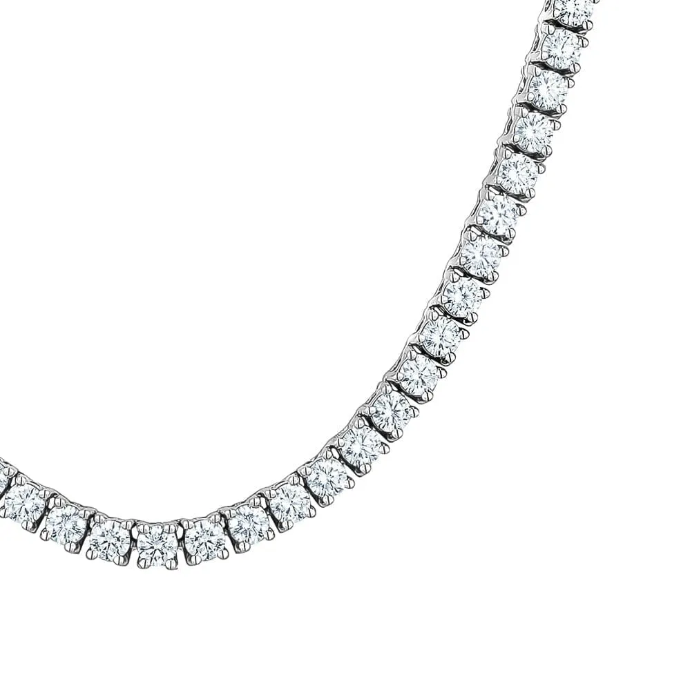 Lab Grown 4 Prong Diamond Eternity Necklace (6.23ctw)