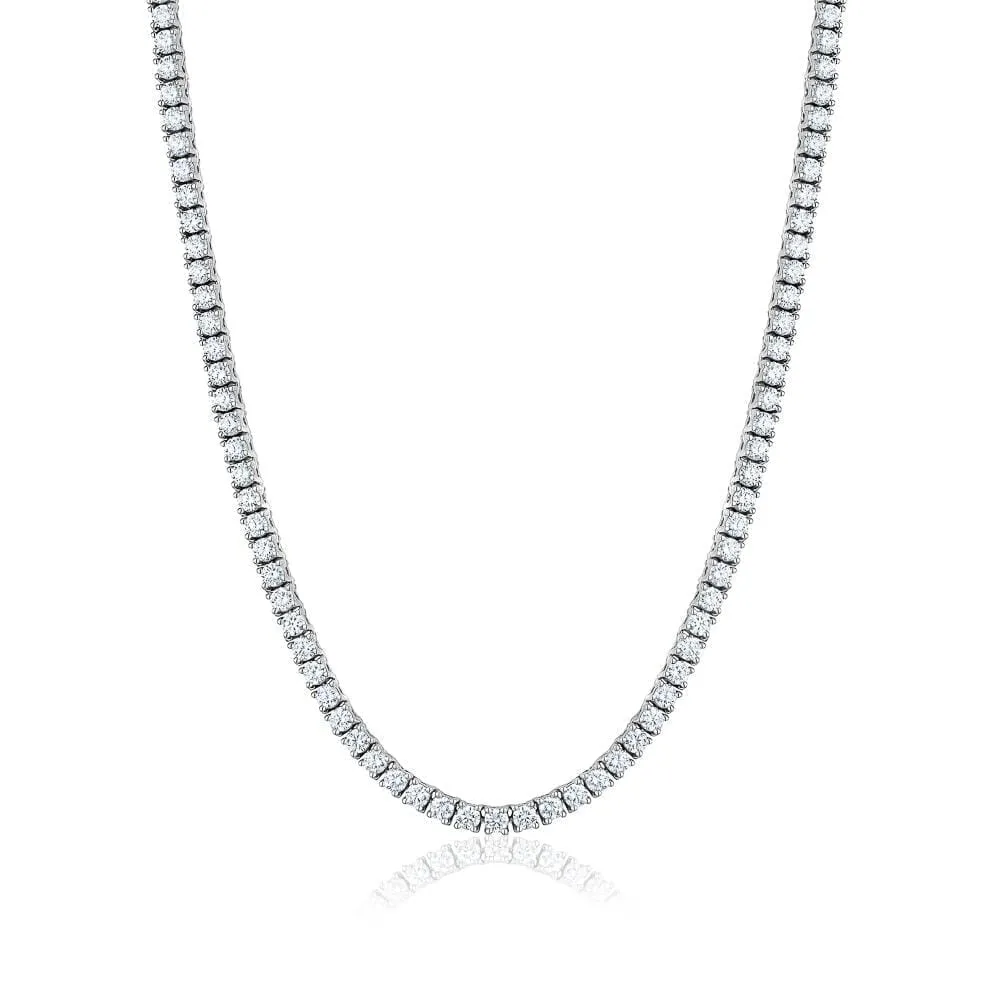 Lab Grown 4 Prong Diamond Eternity Necklace (6.23ctw)