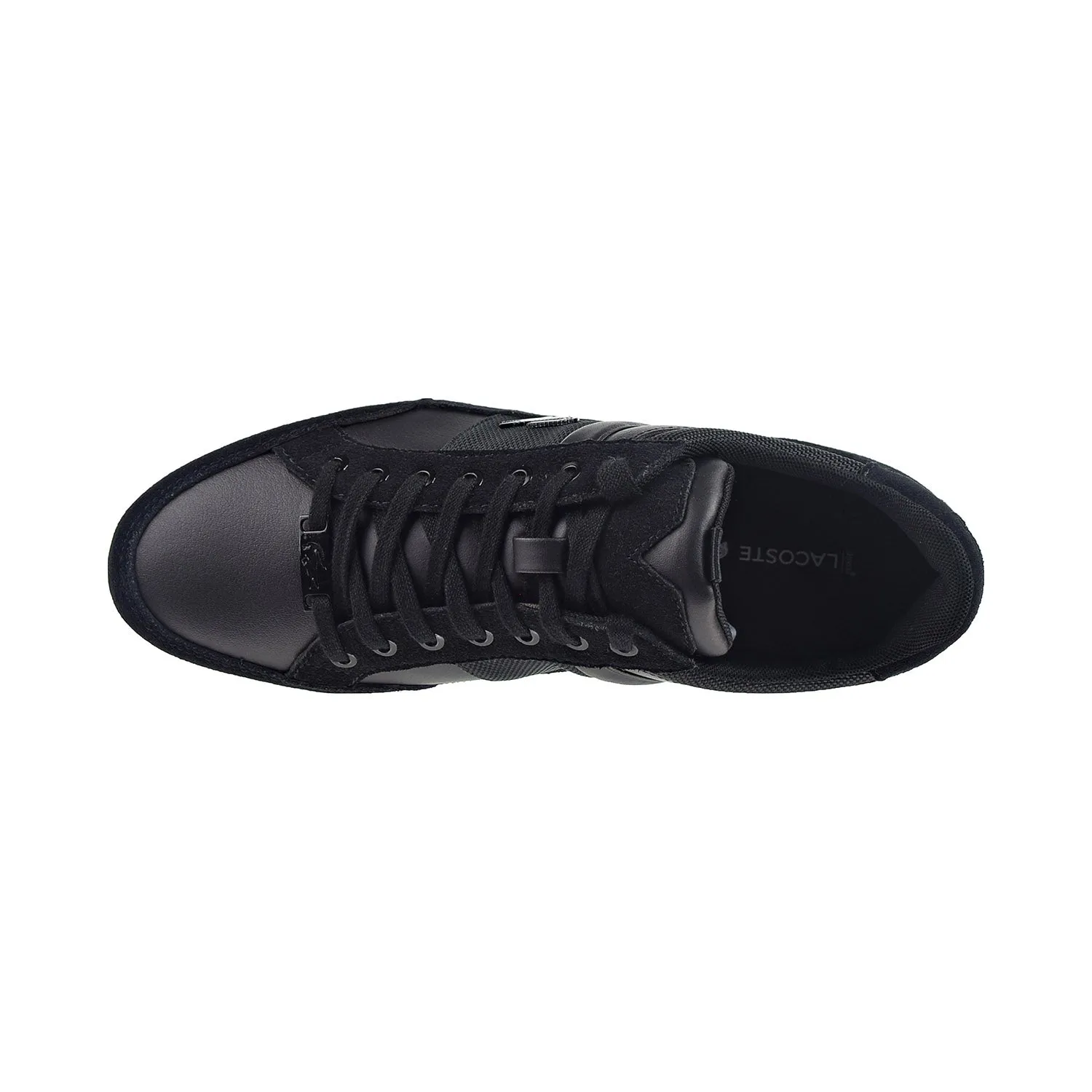 Lacoste Chaymon 222 2 CMA Perforated Leather Men's Shoes Black