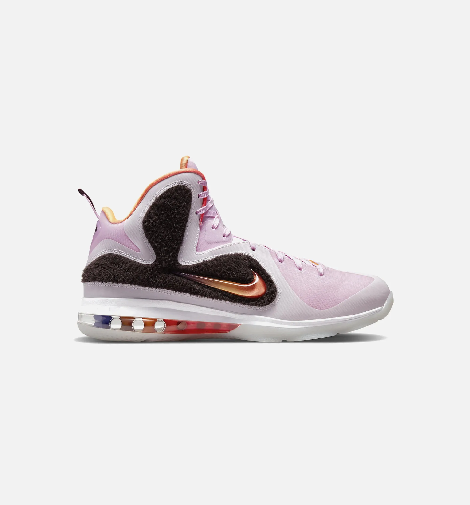 Lebron IX Regal Pink Mens Basketball Shoe - Pink/Brown