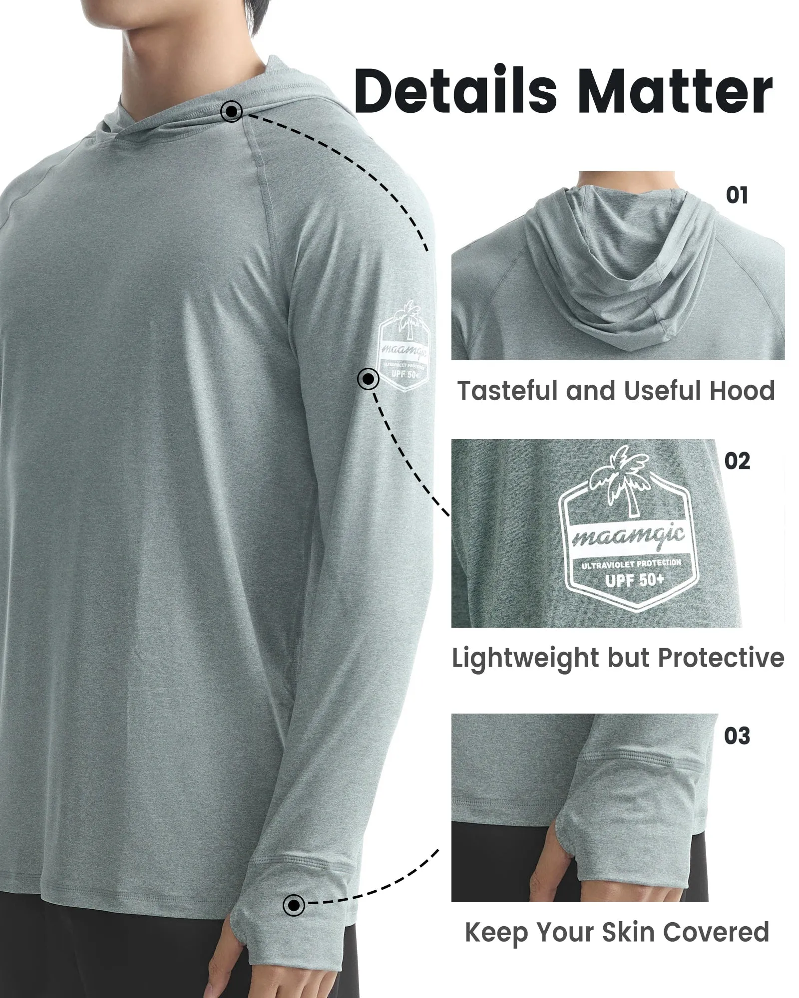 Long Sleeve Sunscreen Hooded Shirt