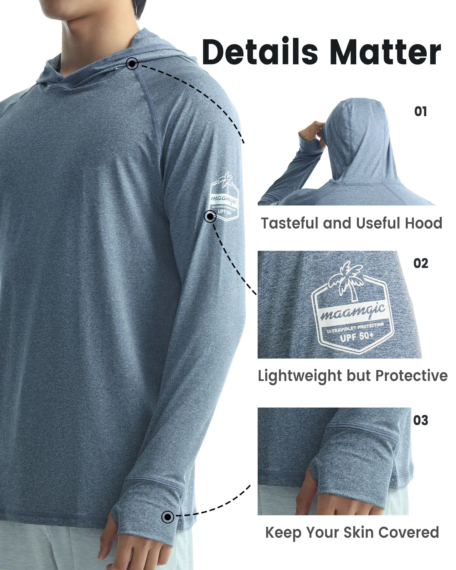 Long Sleeve Sunscreen Hooded Shirt