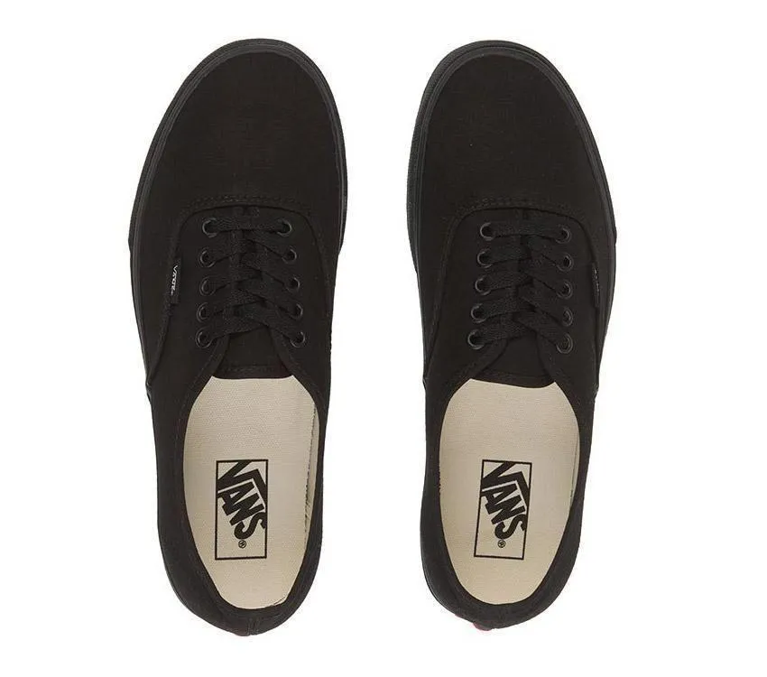 Mens Vans Authentic Comfy Skate Shoes Black/Black