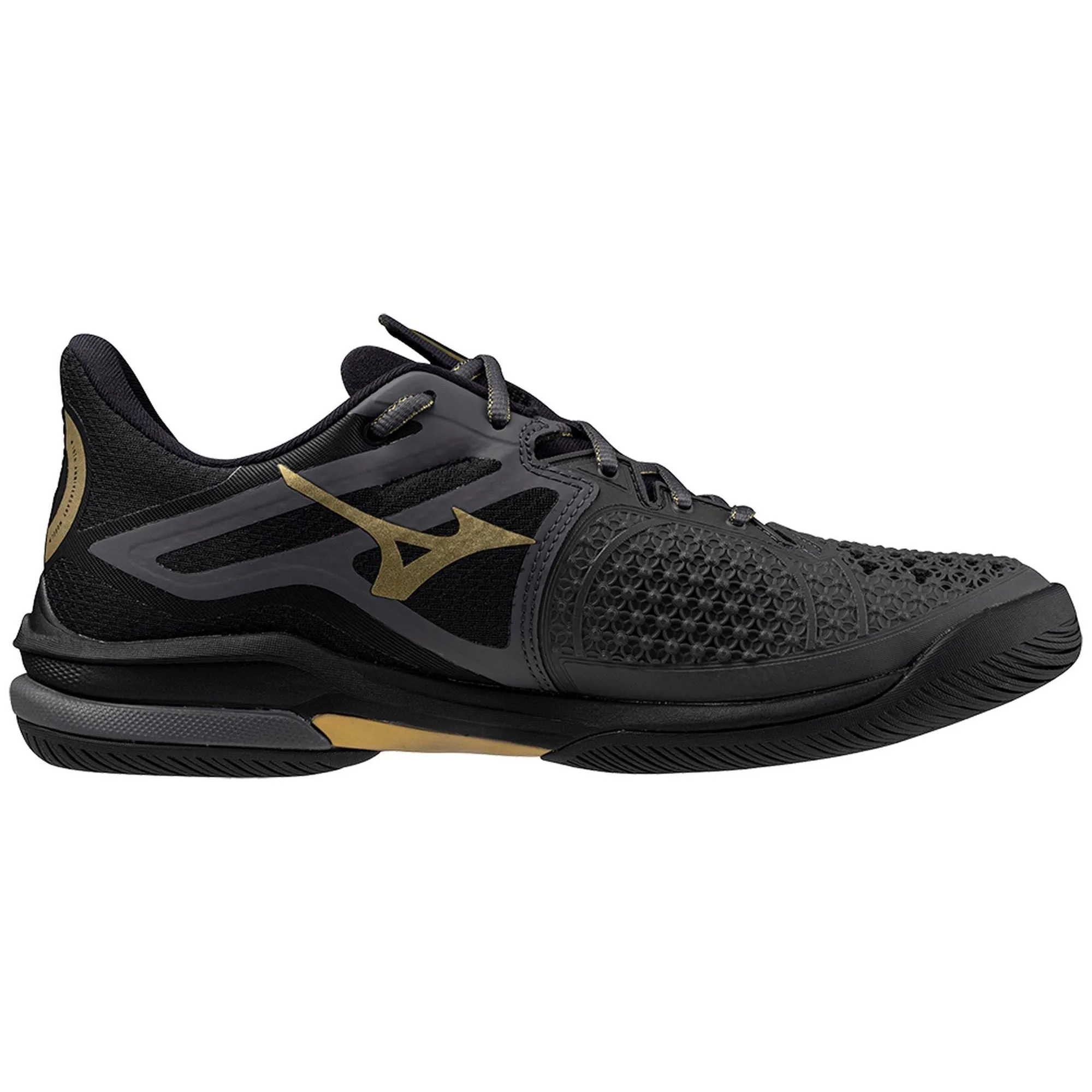 Mizuno Wave Exceed Tour 6 Men tennis shoes Iron Gate/Gold