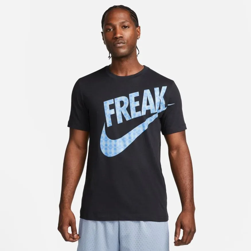 NIKE MEN'S GIANNIS 'FREAK' DRI-FIT BLACK BASKETBALL TEE