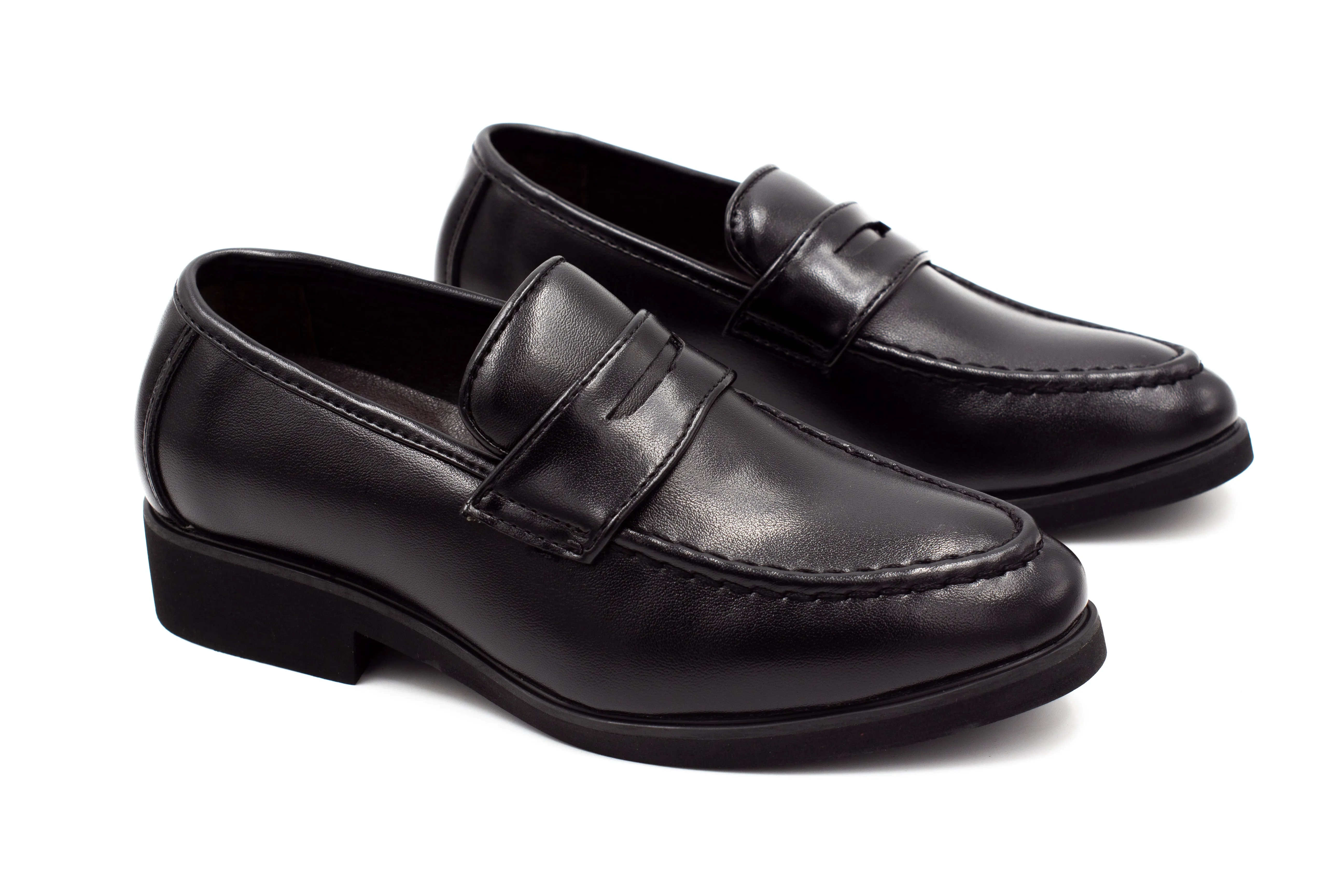 Matte Black Oslo Loafers for Men - Stylish and Comfortable