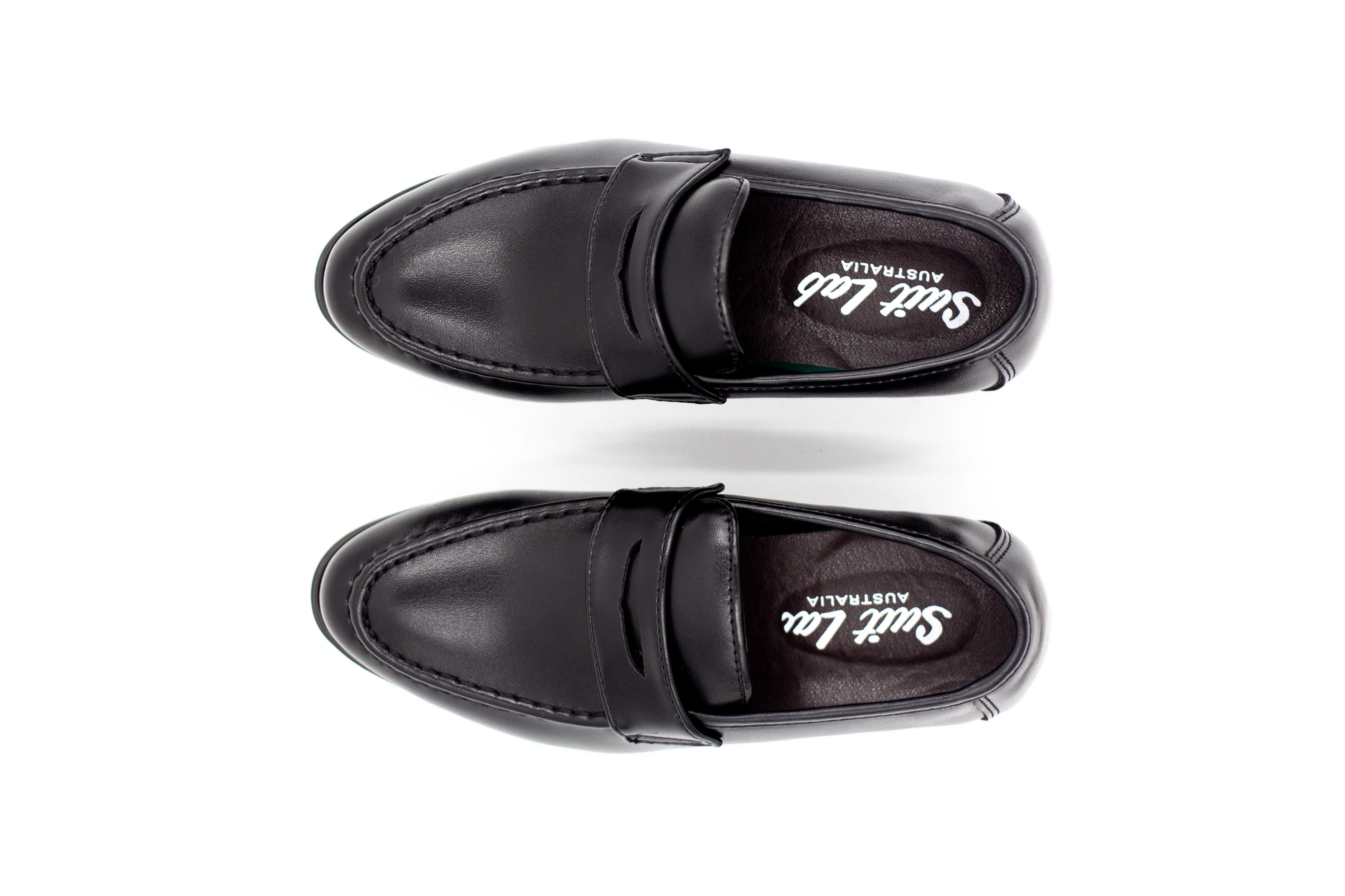 Matte Black Oslo Loafers for Men - Stylish and Comfortable